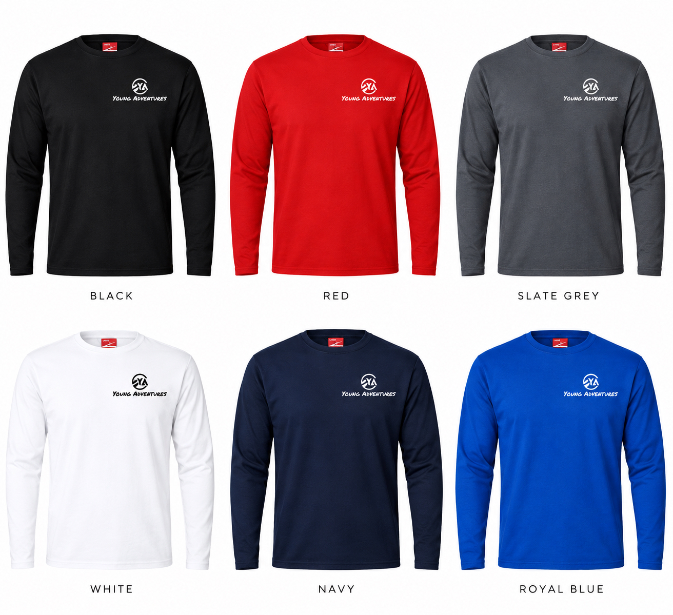 Original YA Long Sleeve Active T-Shirt (6 Options) - Image 2