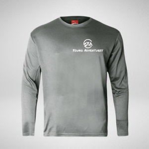 Premium Grey Long Sleeve Active T-Shirt