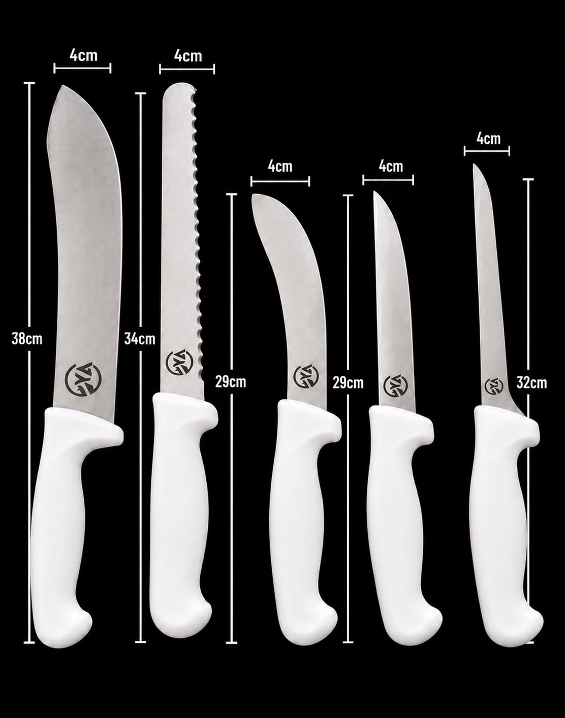 Full knife set - White - Image 2