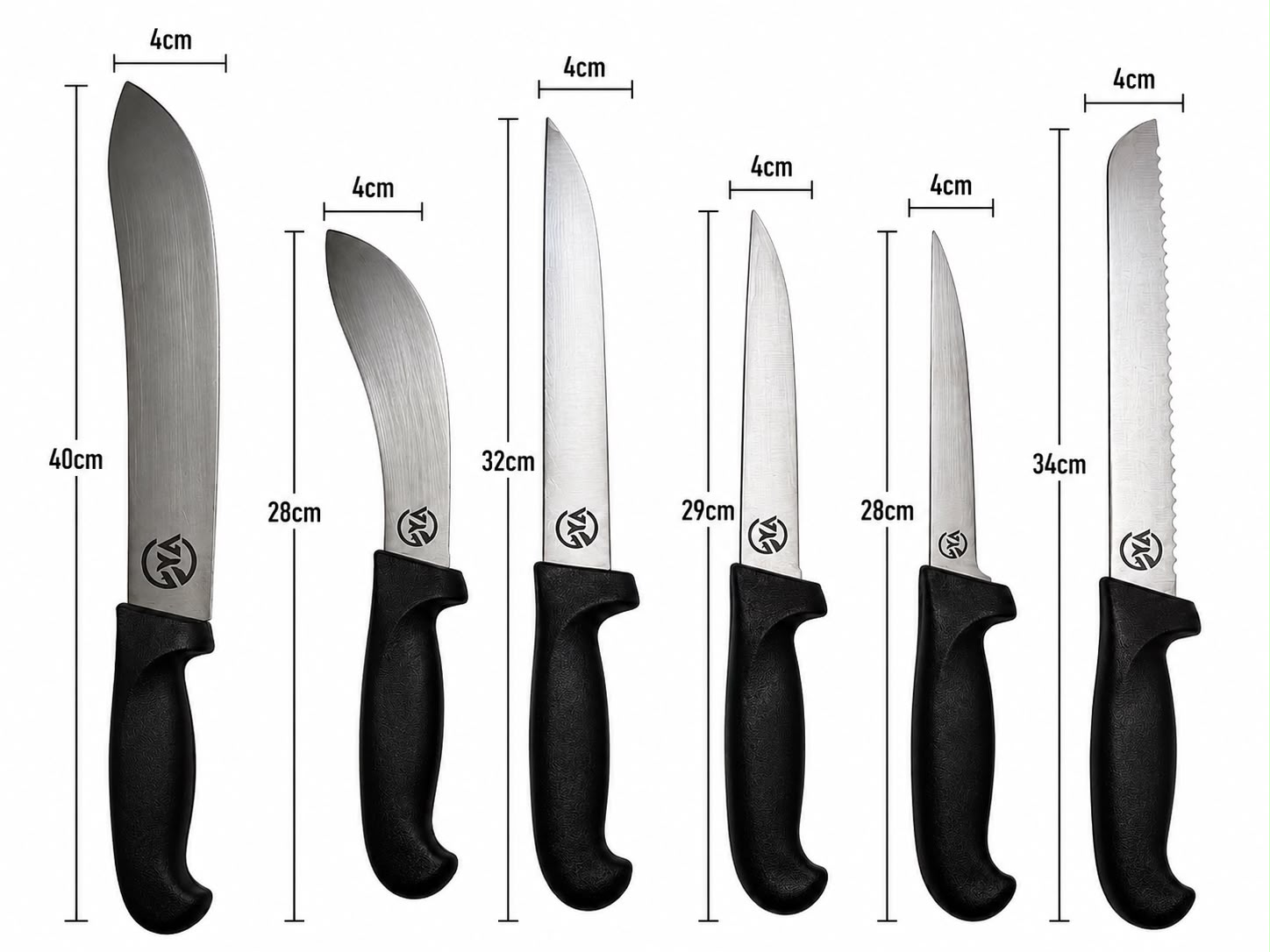 Full knife set - Black - Image 2